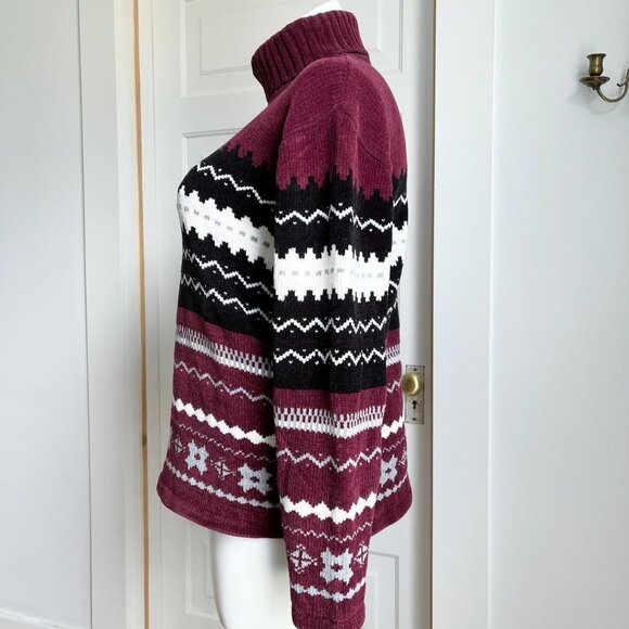 80/90s Soft wine sweater - Picture 3 of 5